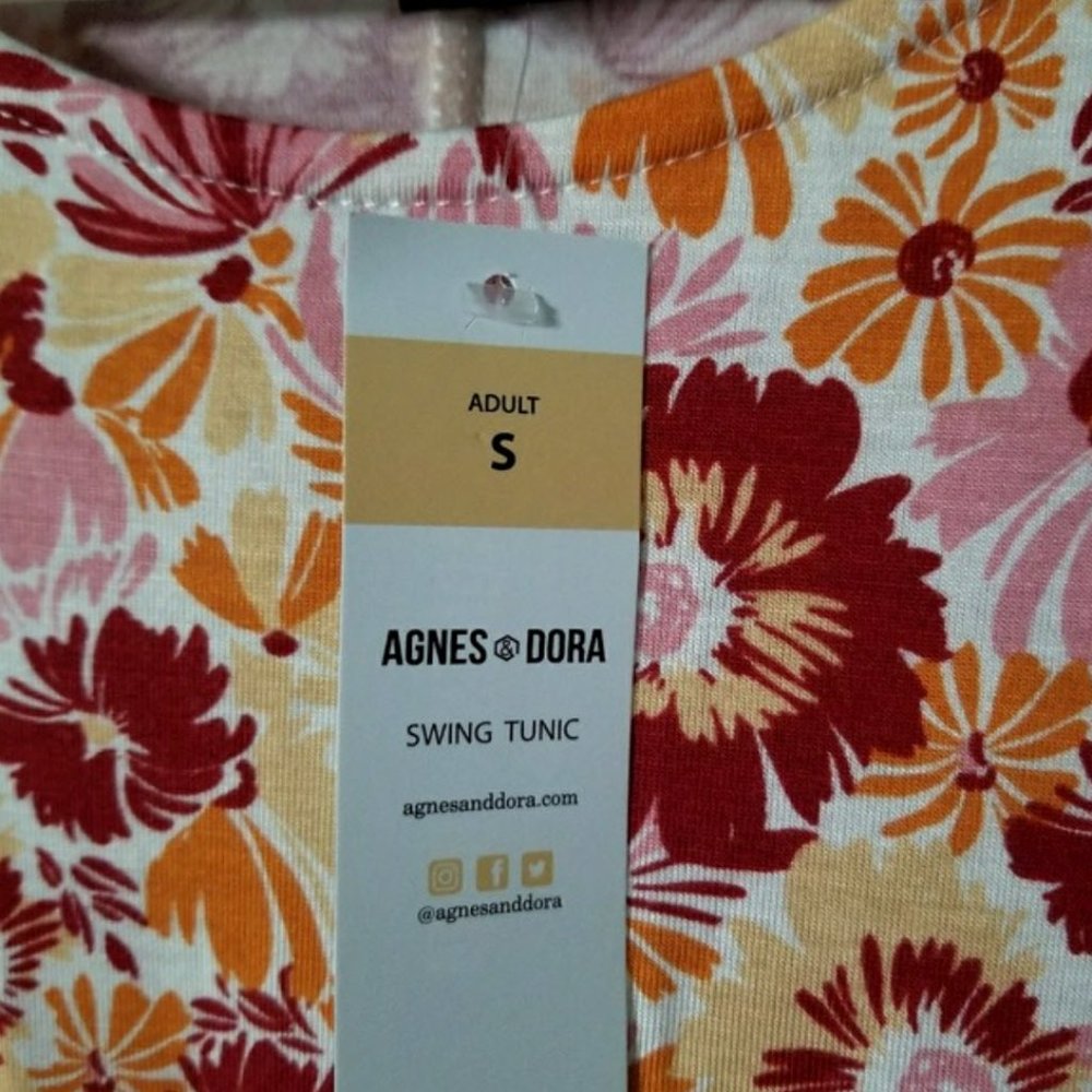 Agnes & Dora Pink Berry Swing Tunic Dress - Picture 4 of 4